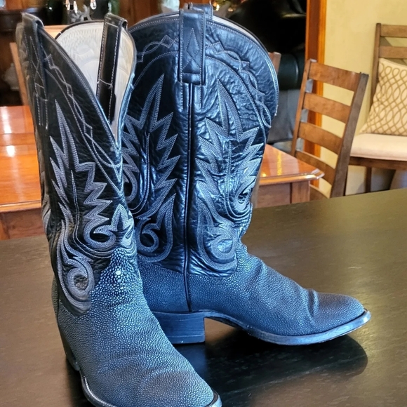 Kimmel Boot Company Comanche Texas Other - Kimmel Boot Company Comanche Texas 8.5D custom made stingray hide cowboy boots